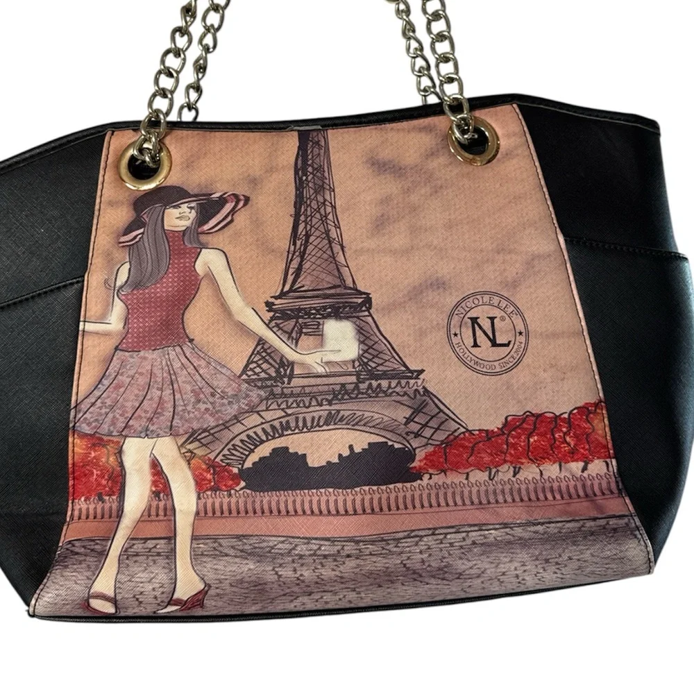 Nicole Lee graphic Tote‎ Bag